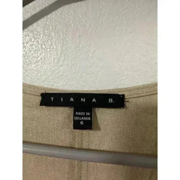 Tiana Ladies Khaki Sleeveless Jumper‎ - Picture 4 of 5